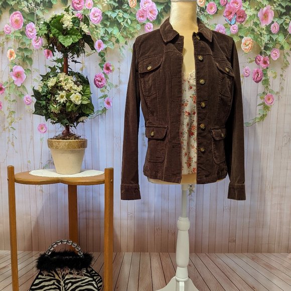 St. John's Bay Jackets & Blazers - St John's Bay Women's Corduroy Jacket M